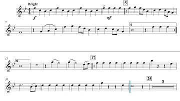 Sleigh Ride Flute Part for band