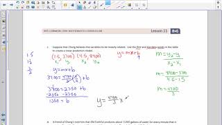 Math 8 Module 6 Lesson 11 Video