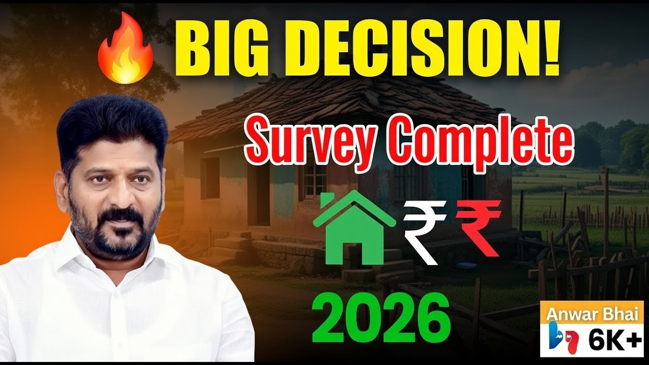 Indiramma Illu BIG NEWS! Survey Complete Update 2026