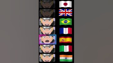 Naruto saying Sasuke in different languages #naruto  #sasuke  #anime  #fyp  #foryou  #funny #shorts