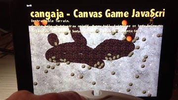 Testing destructible terrain with Cangaja/CocoonJS on retina iPad mini