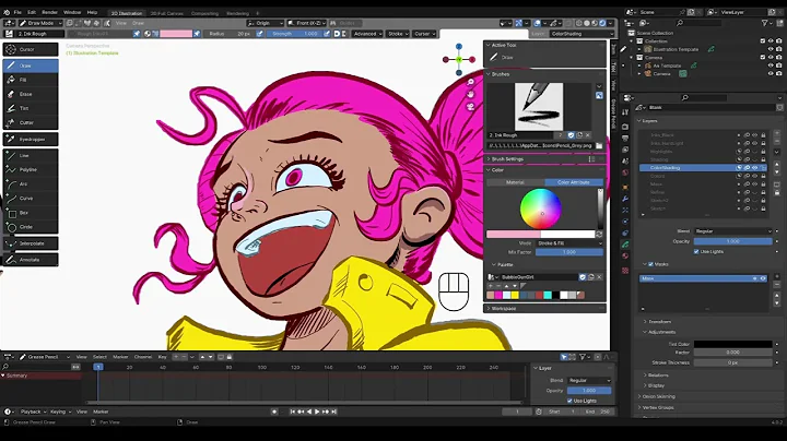 DRAW! A Free Introduction to Blender's Grease Pencil - Course Trailer