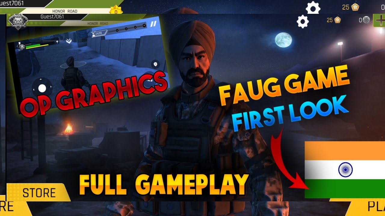 🇮🇳FAU-G First Look And Gameplay By Virus Gaming🔥|Funny Commentry|Virus Gaming.