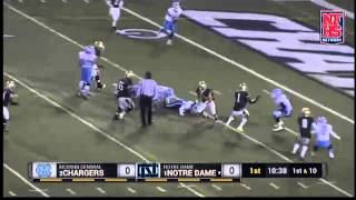 Notre Dame #22 Auston Banks 15yd TD run