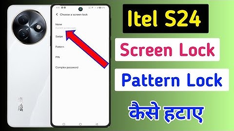 How To Remove All Screen lock In itel s24 5g || itel s24 me screen lock kaise hataye