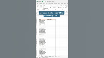 How to add spaces into text with two keys. #excel #shorts