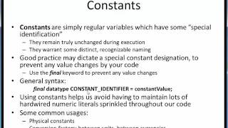 constants