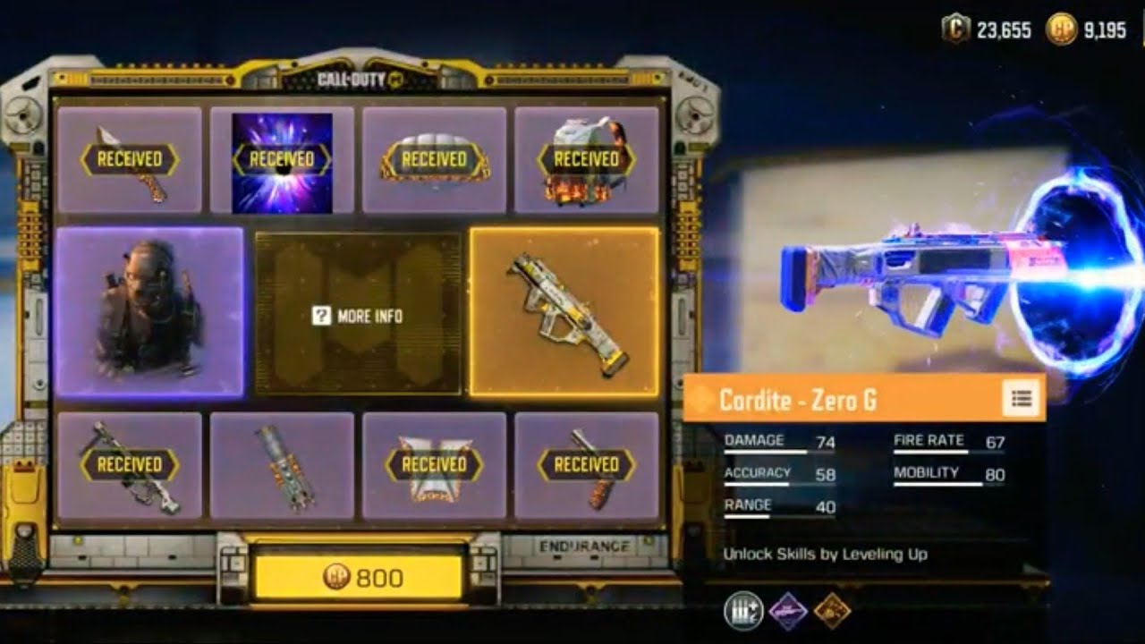 Opening The Void Draw // All New Legendary Cordite - Zero G, Nikto  // COD Mobile