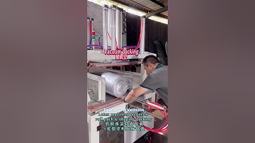 Latex mattress protector automatic roll packing machine with shaping rectangle compress machine