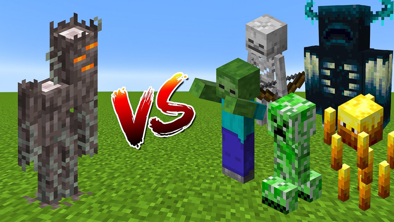 CREAKING VS ALL MOBS | Battle Minecraft - YouTube