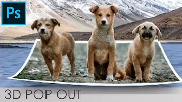 3D Pop Out in Adobe Photoshop #shorts #short