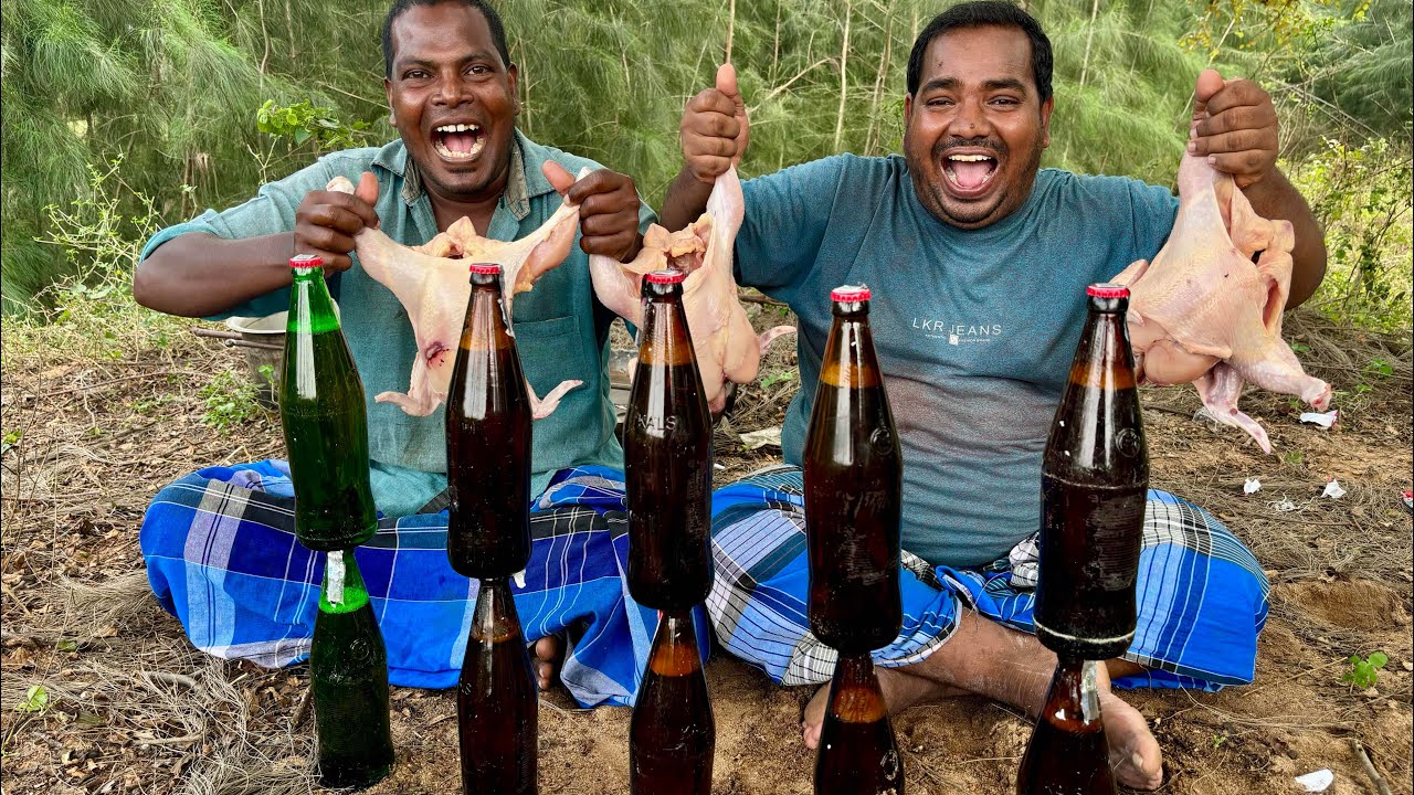 BEER CHICKEN | Beer Chicken Pepper Chicken | Village Style Pepper Chicken Recipe |Village Besty food