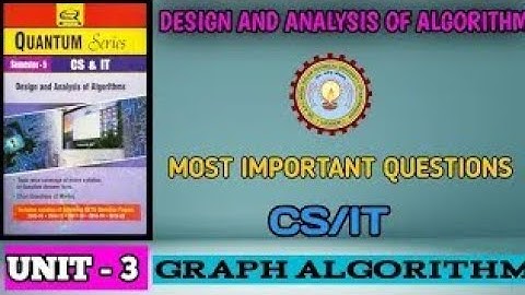 DAA: Design and Analysis of Algorithms | DAA Important Questions For AKTU | Unit-1 KCS-503