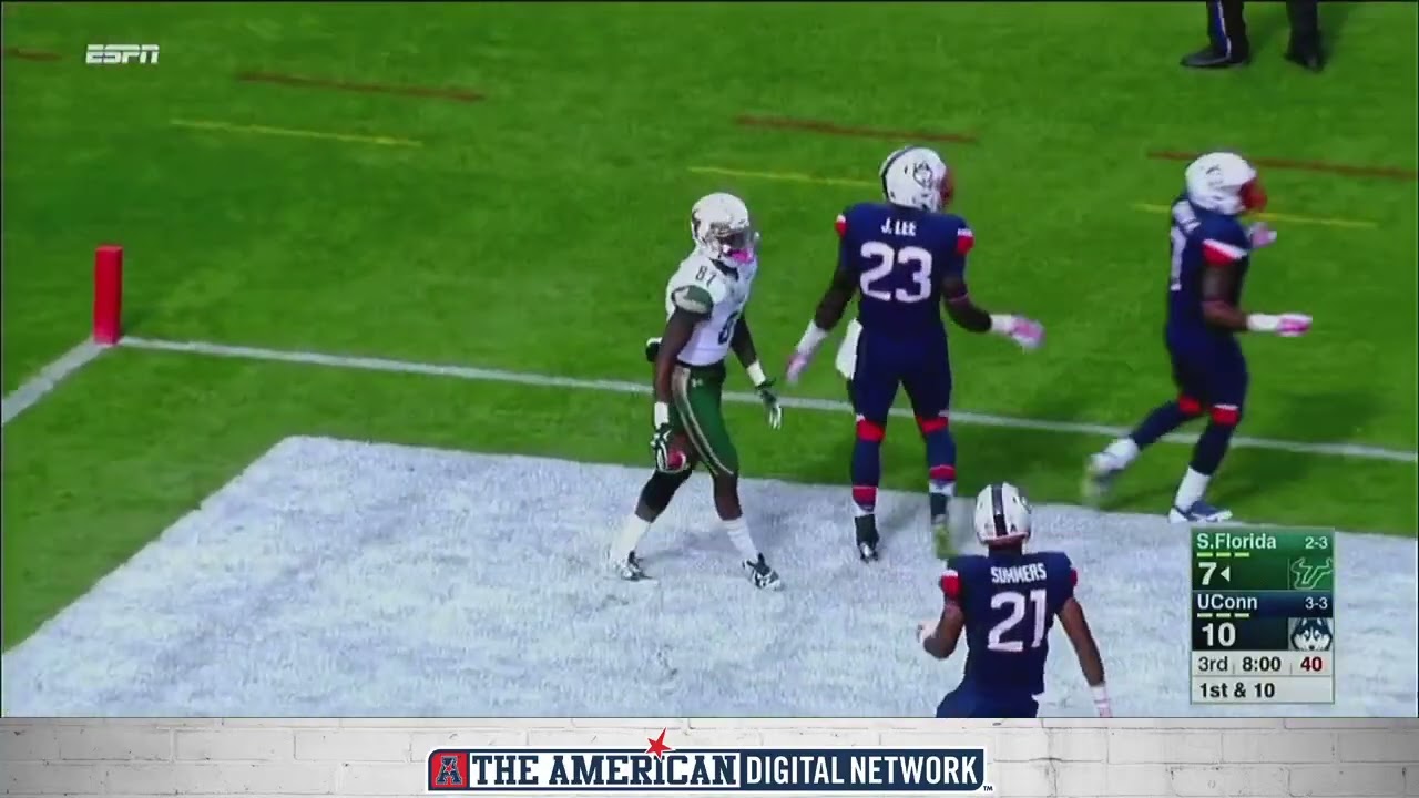 October 17, 2015 - USF Bulls @ UConn Huskies  - College Football - Highlights