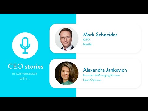 Mark Schneider, CEO Nestlé | SparkOptimus CEO stories - video from SparkOptimus