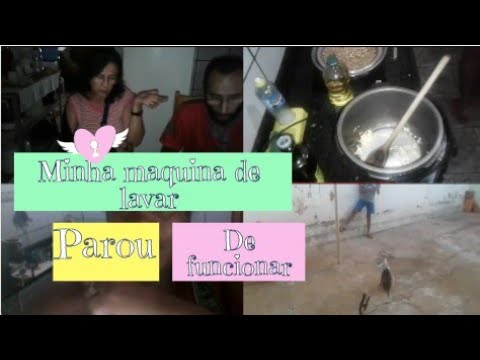 Rotina diária | minha maquina de lavar deu PT 😢 |cozinhando feijão básico