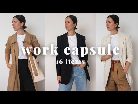 What To Wear To Work | 16 item capsule, endless outfits 📈