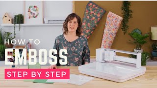 Learn to emboss with your Curio 2