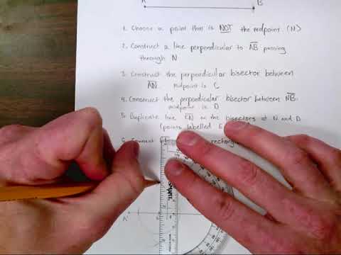Constructing a rectangle given a specific perimeter