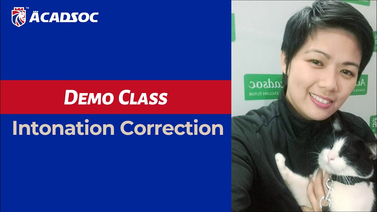 Acadsoc Class Acadsoc Demo Class: Intonation Correction (Kids) - YouTube
