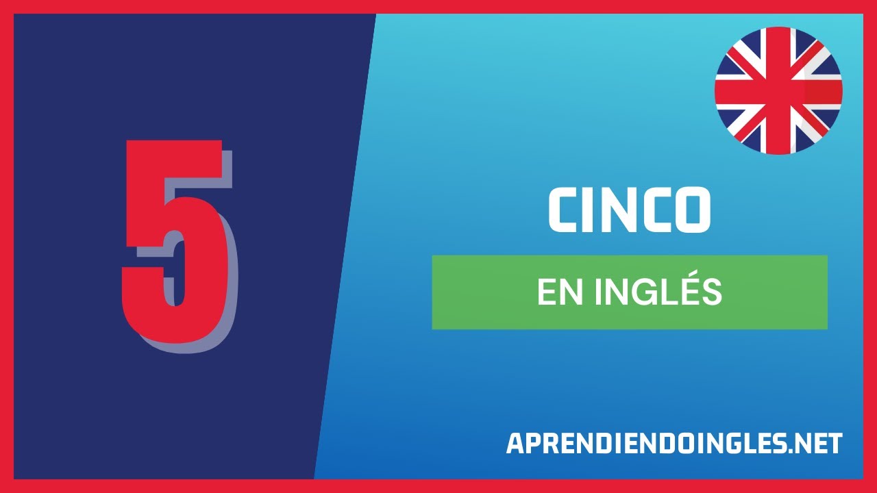 CÓMO se dice CINCO en INGLÉS 2022 5️⃣ APRENDE A ESCRIBIR FIVE