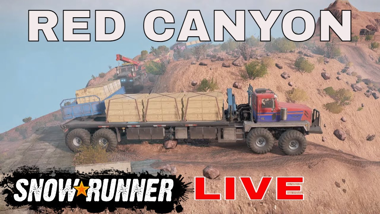 SNOWRUNNER CONSOLE MOD MAP RED CANYON PS5 CO OP EP 8 - YouTube