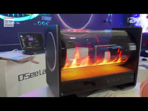ISE 2024: Dsee.Lab Adds Haloasis A1 Holographic Lyric Speaker, Includes Holographic Screen for Lyrics