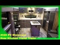 Travel Trailer with King Bed Slide Out. 2020 KZ RV Connect C302RIK Rear Kitchen camper.