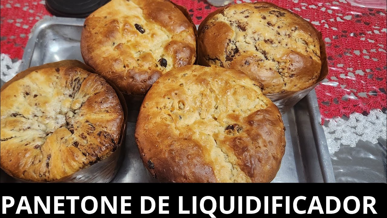 PANETONE DE LIQUIDIFICADOR, RÁPIDO E MUITO GOSTOSO 😋. BORA FAZER?