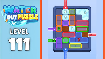 Water Out Puzzle level 111 solution