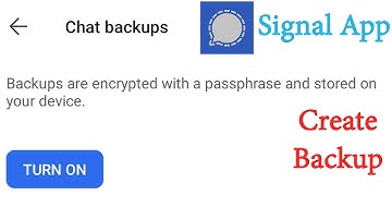 Signal App Par Backup Kaise Banaye 2021 !! How to Create Backup on Signal App !! Create Backup