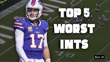 The worst interceptions from week 10. | NFL Film Study