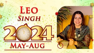 ♌ 2024 May - Aug Leo (Singh) Horoscope | सिंह राशि मई - अगस्त 2024 राशिफल | Tarot Reading