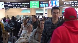 Winter storm wreaks havoc on holiday air travel