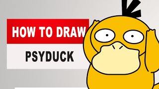 How To Easy Draw Psyduck | Pokemon