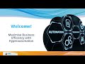 Webinar maximise business efficiency with hyperautomation
