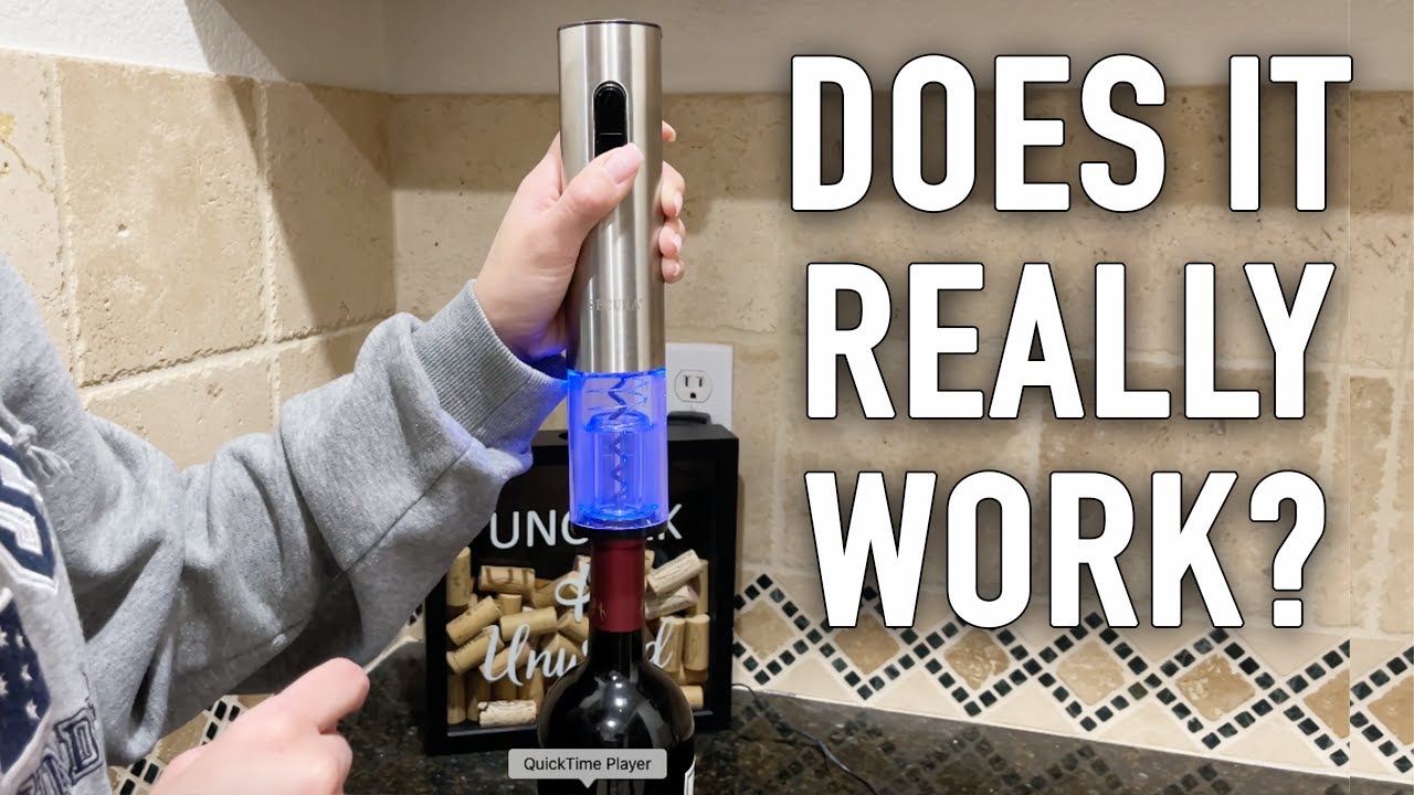 Secura Electric Wine Opener Review Does It Really Work? YouTube