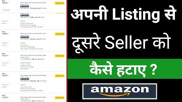 Remove other sellers from your Amazon listing| Generic and GTIN Listing | Price Mapping Problem |