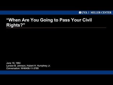 “When Are You Going to Pass Your Civil Rights?”
