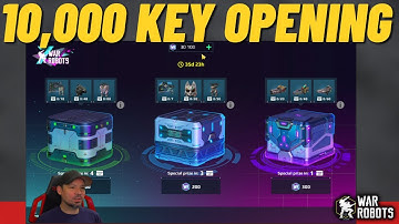 War Robots 10k coin Special Delivery crate opening,  unboxing