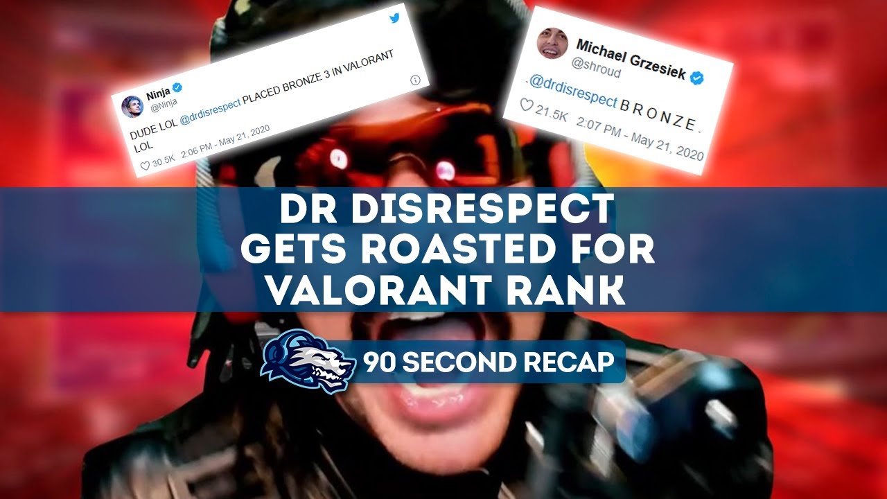 Ninja and Shroud ROAST Dr DisRespect for Valorant Rank | DailyEsports.gg News