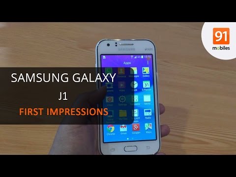 Samsung Galaxy J1: First Look | Hands on | Price