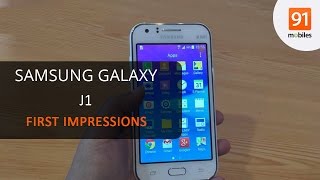 Samsung Galaxy J1: First Look | Hands on | Price