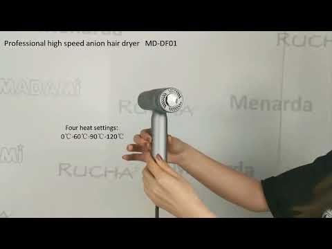 T shape digital display 110000 RPM hair dryer with brushless motor MD-DF01