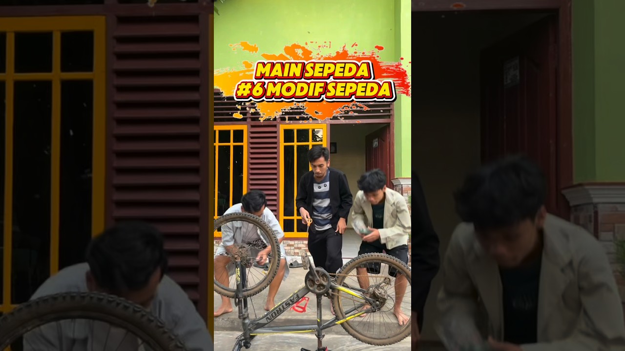 Kalian suka modif sepeda nggak #comedy #viral #shorts #wakotu
