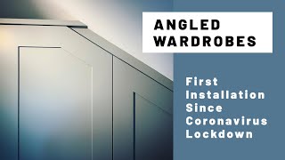 How I built these angled wardrobes safely under Covid19 lockdown conditions