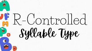 R-Controlled Syllable Type Spelling Lesson