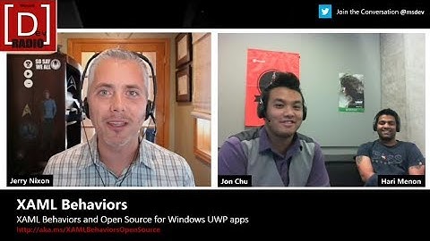 XAML Behaviors and Open Source for Universal Windows Platform (UWP) apps