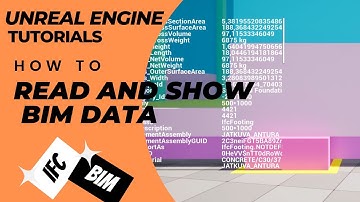 How to read and show BIM/IFC Data with Unreal Engine