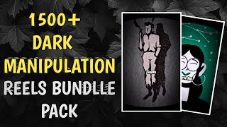 1000+ Dark Manipulation Reels Bundle | How To Make Dark Physiology Reels | New Trending Reel Bundle